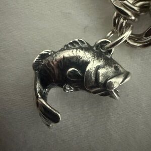 Silver Fish Charm